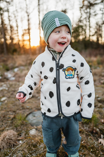 Geggamoja Fleecejacke Pippi Langstrumpf, Dots