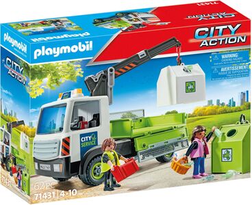 Playmobil 71431 City Life Altglas-LKW mit Container