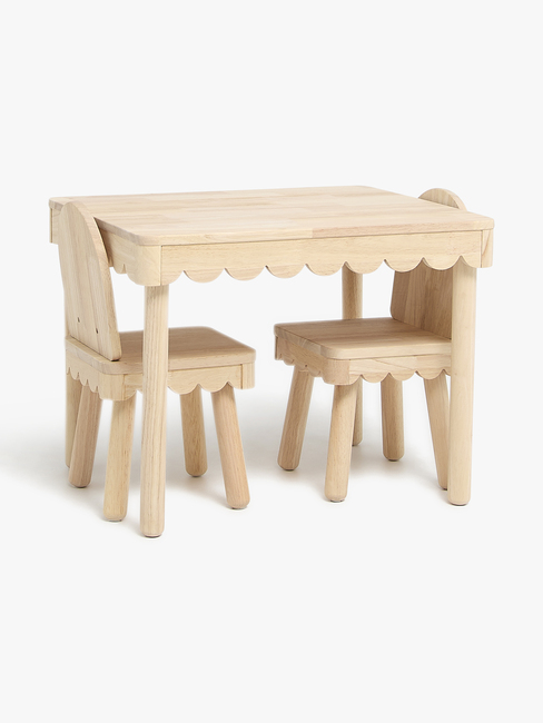 Alice & Fox Dune Tisch & Stühle, Natural Wood