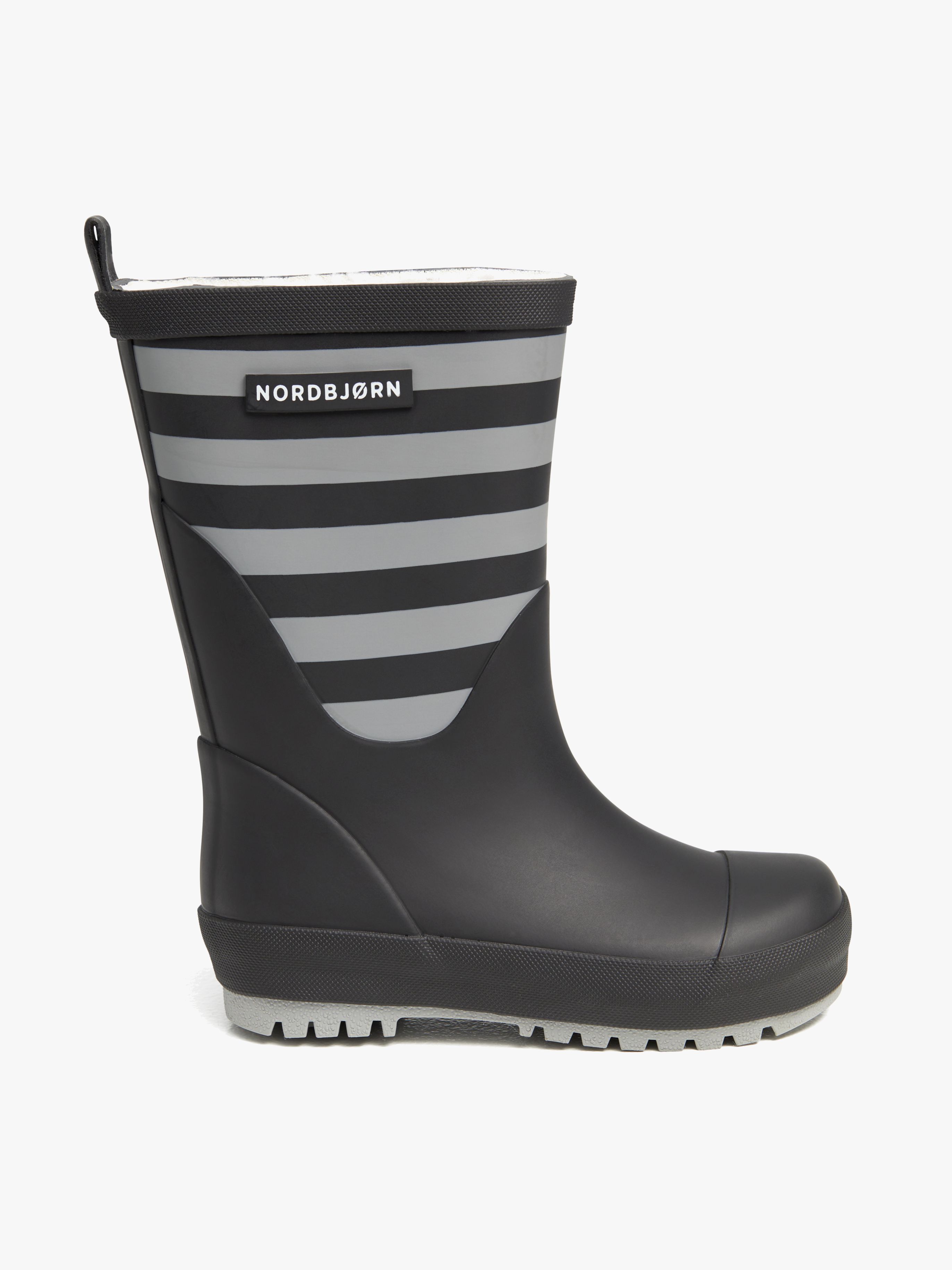 Nordbjørn Dunder Gefütterte Gummistiefel, Grey / Black, 26, Kindergummistiefel, Kinderstiefel, Gummistiefel kinder, Kids