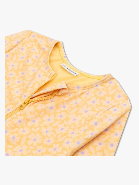 Swim Essentials  Langärmlig UV-Schutzanzug, Florish Yellow
