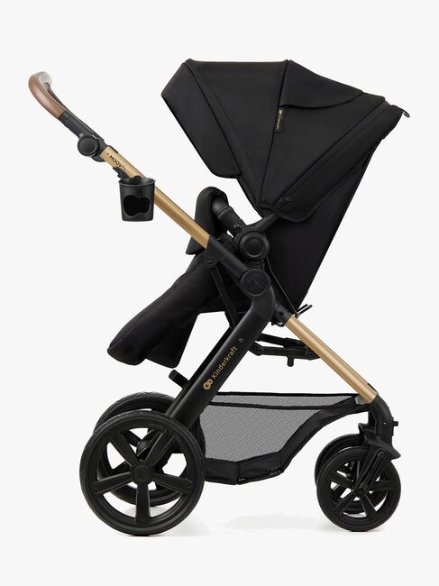 Kinderkraft MOOV 2 4-in-1 Kombikinderwagen, Pure Black