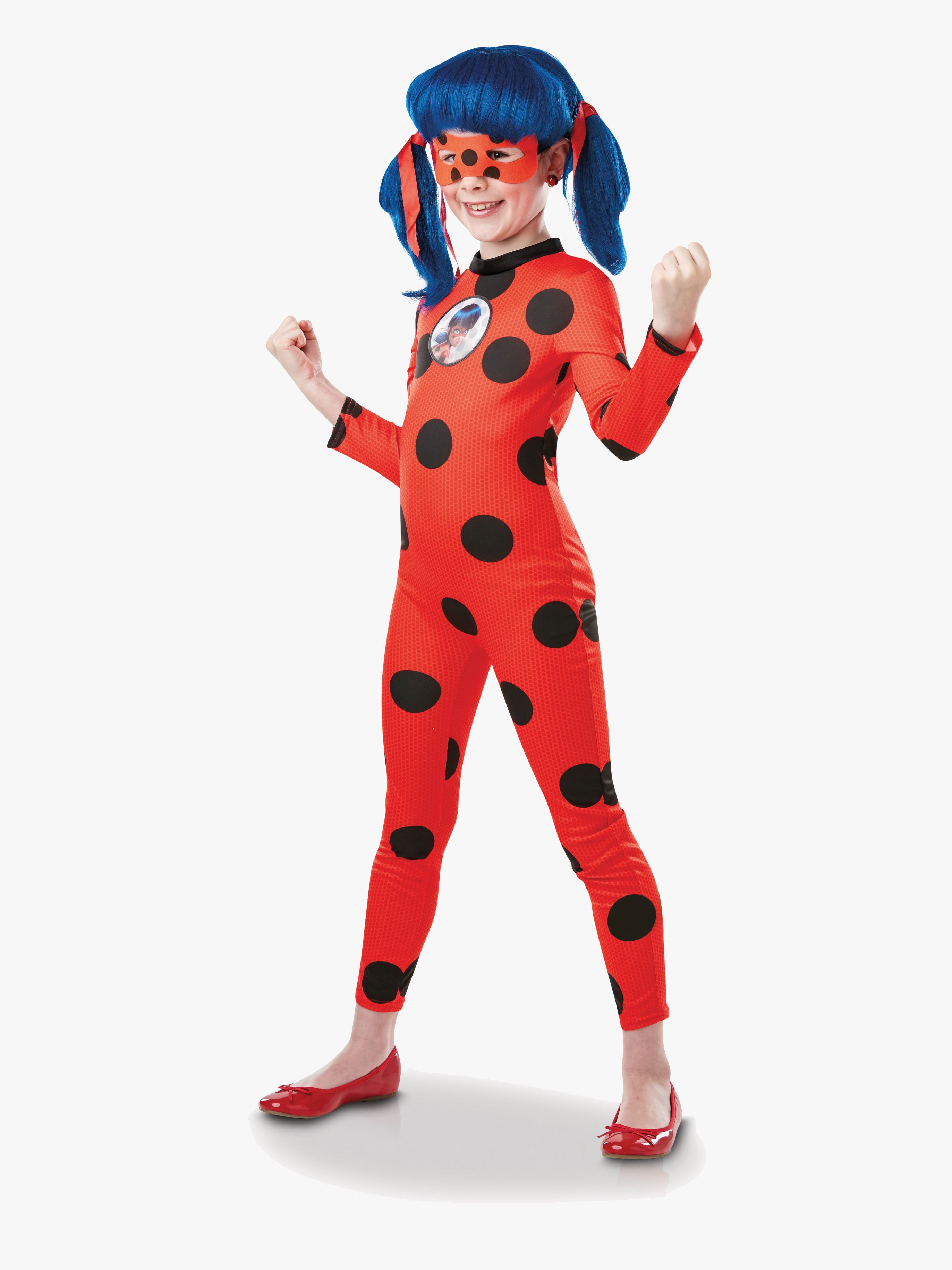 Miraculous Ladybug Tikki Kostüm mit Maske, 5-6 Jahre