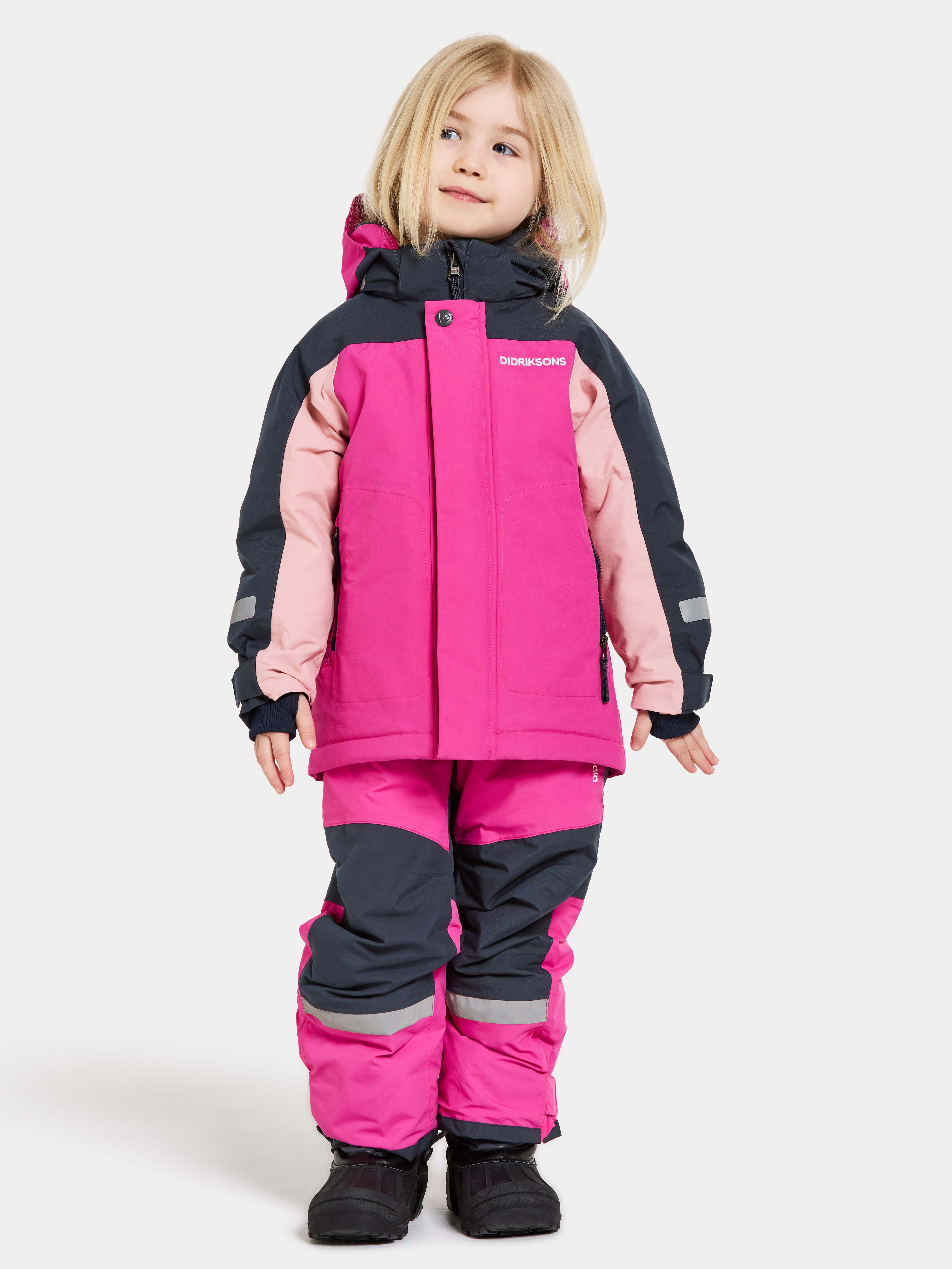 Didriksons Neptun Winterjacke, Plastic Pink, 90