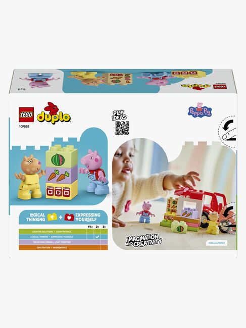 LEGO DUPLO Peppa Pig 10468 Traktor und Marktstand