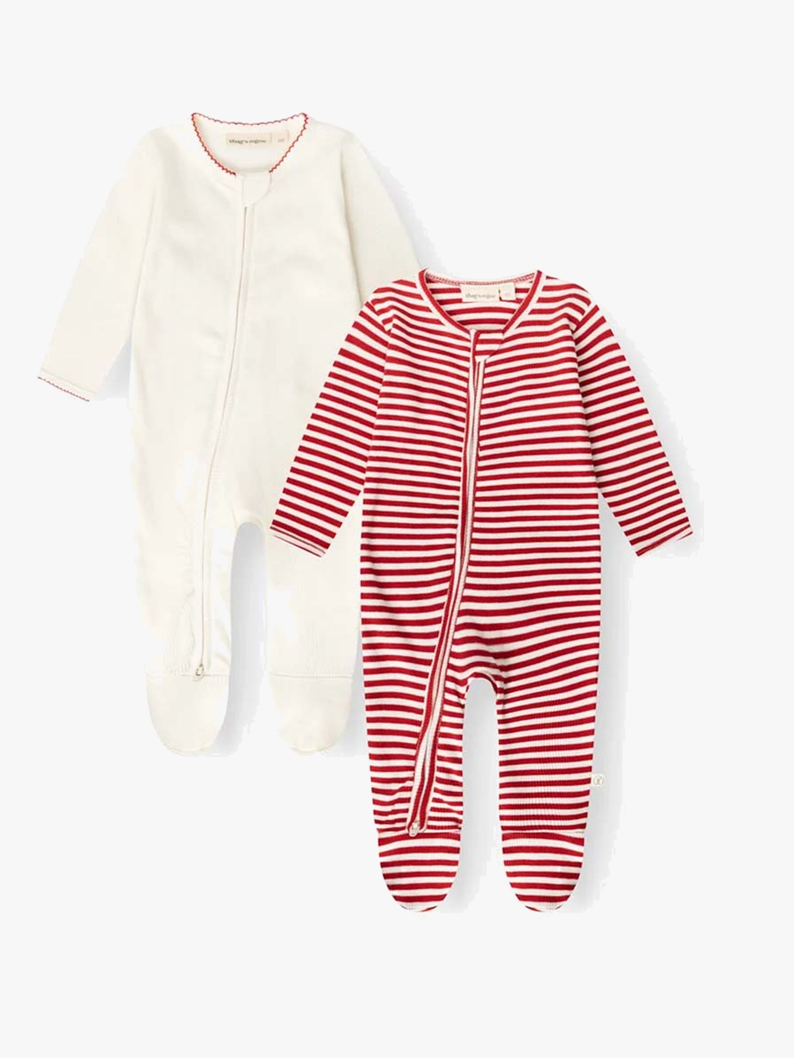 That's Mine Jona Overall 2er-Pack, Red Stripes, 68