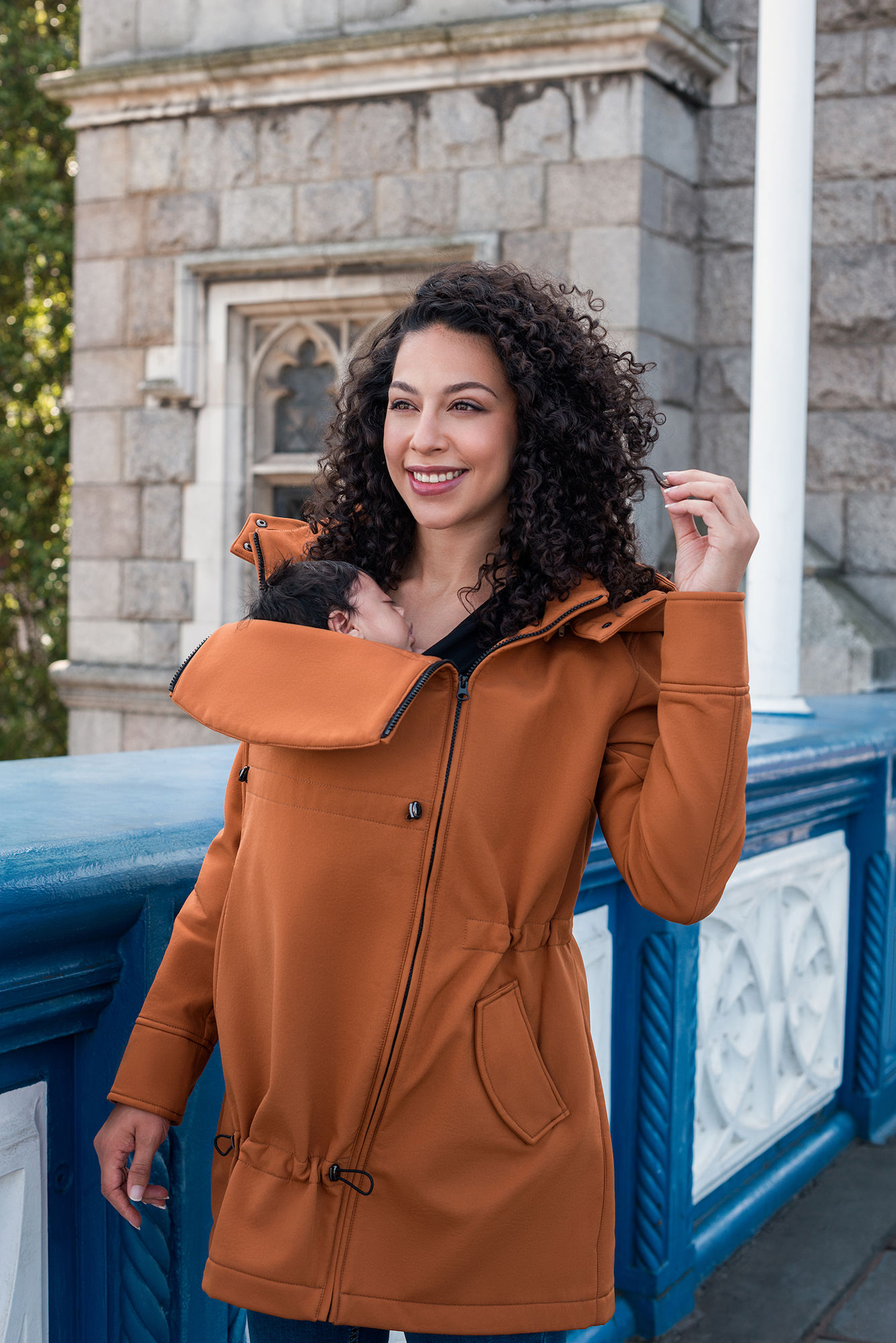 Wombat Softshell Tragejacke, Caramel L