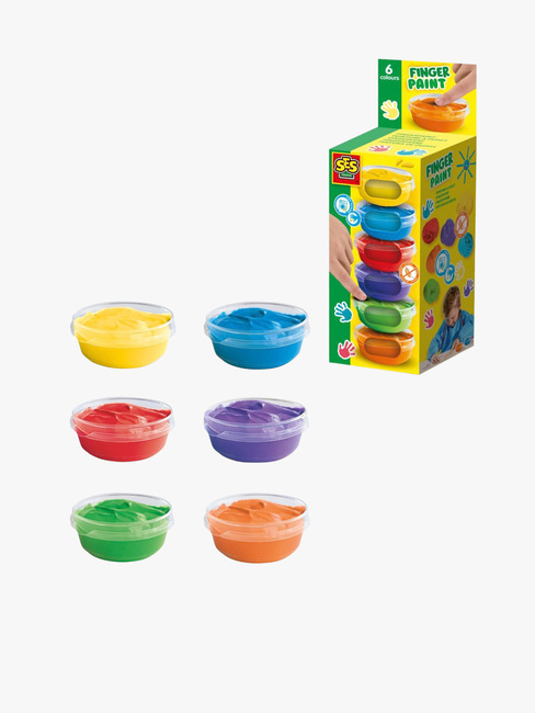 SES Creative Fingerfarben 6er-Pack