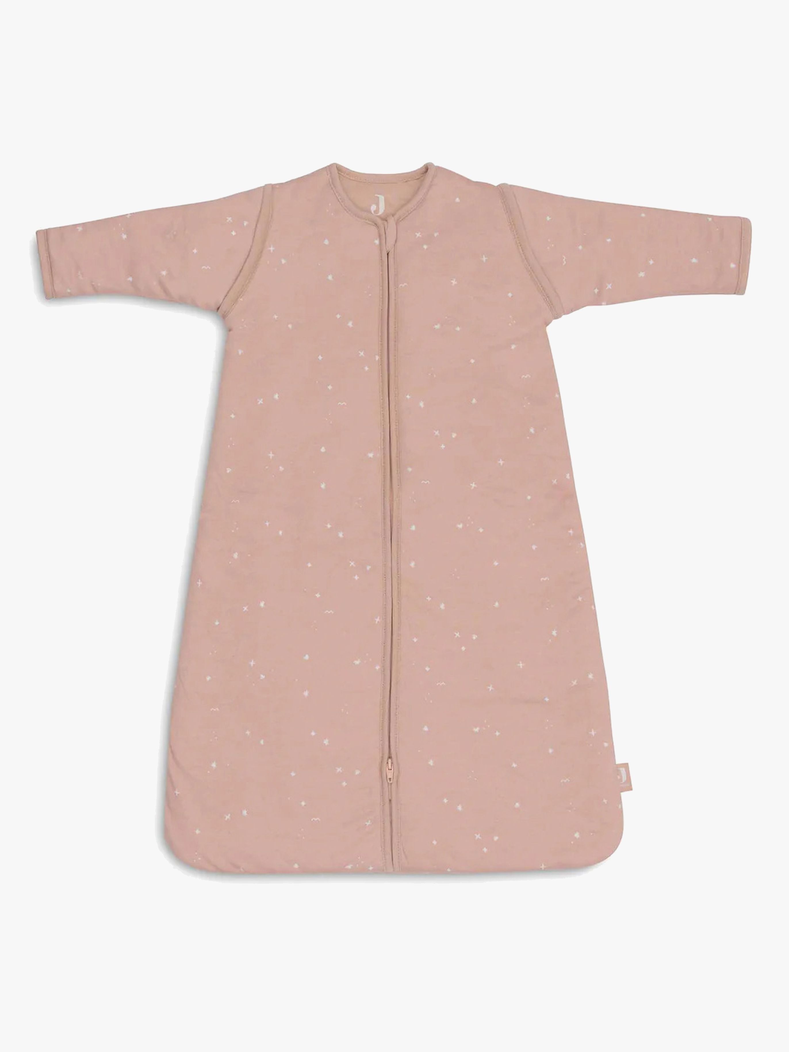 Jollein Schlafsack mit abnehmbaren Ärmeln 90 cm, Twinkling Wild Rose
