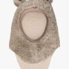 Huttelihut Teddy-Schlupfmütze mit Ohren Merinowolle, Camel Melange