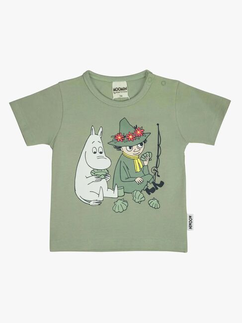 Mumin by Martinex Freizeit Shorts Set, Grün/Weiß