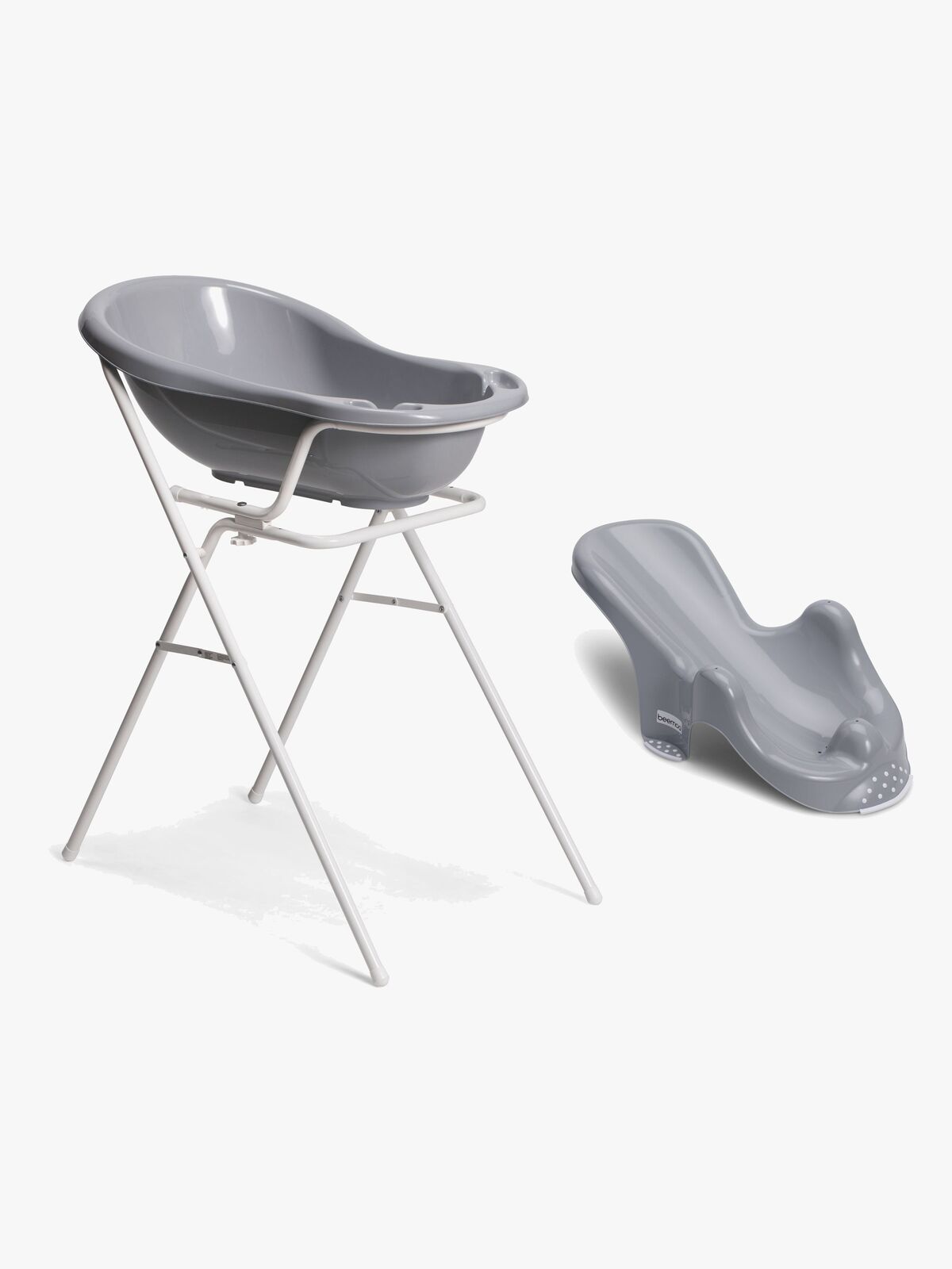 Beemoo CARE Badewanne mit Badesitz und Stativ, Grau