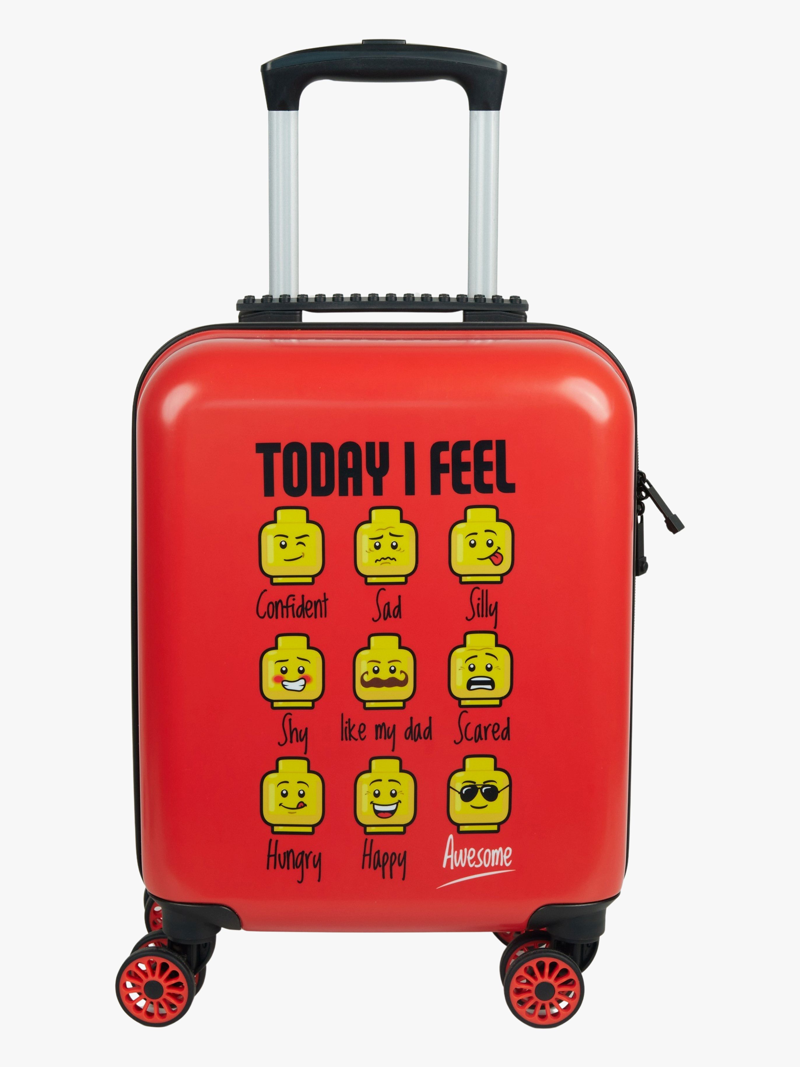 LEGO® Minifigures™ PLAY DATE TODAY I FEEL Reisekoffer 20L, Rot