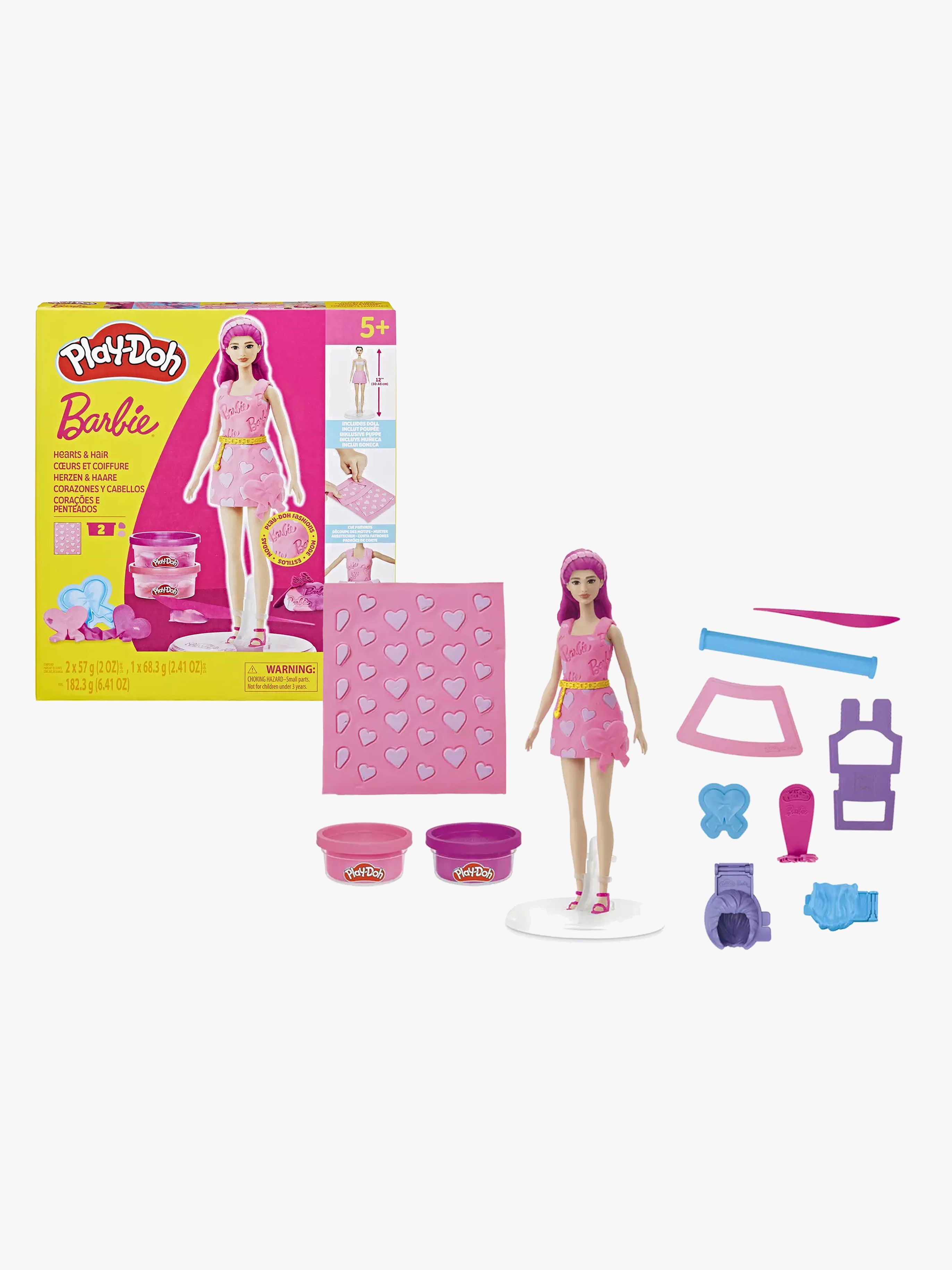 Barbie Knete mit Puppe Herz & Haar