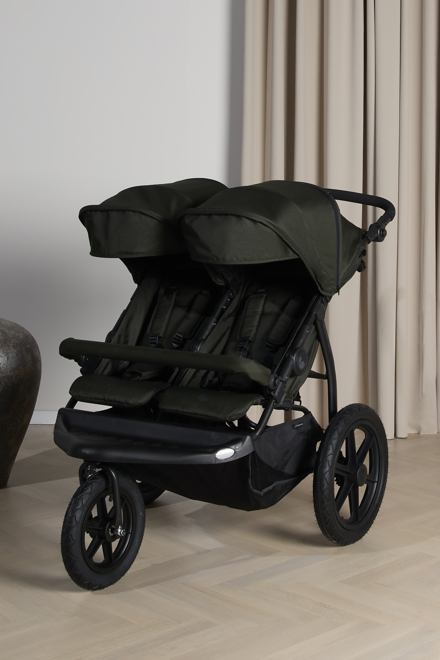 Beemoo Activity Twin Geschwisterwagen, Green