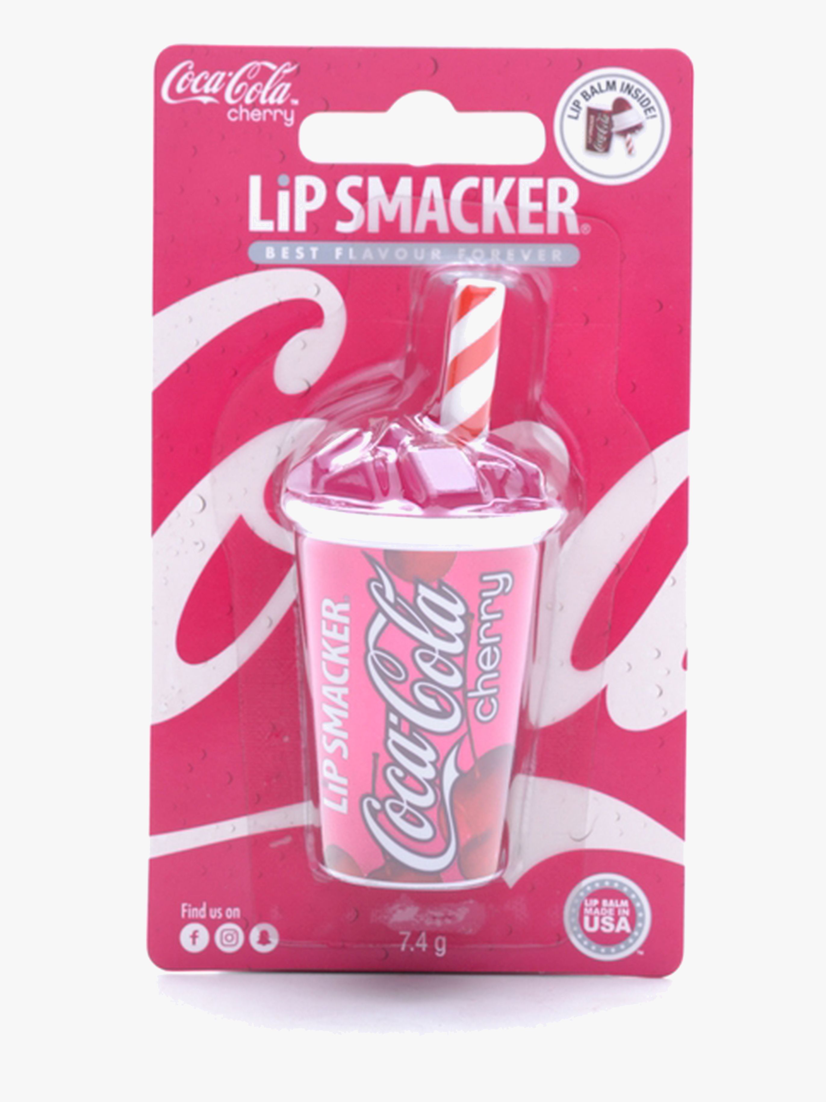 Coca-Cola Becher Lippenbalsam Kirsche