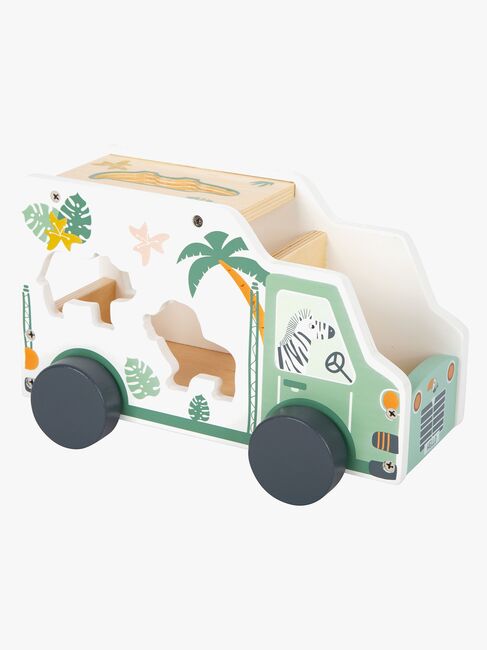 Small Foot Steckkasten Safari-Auto