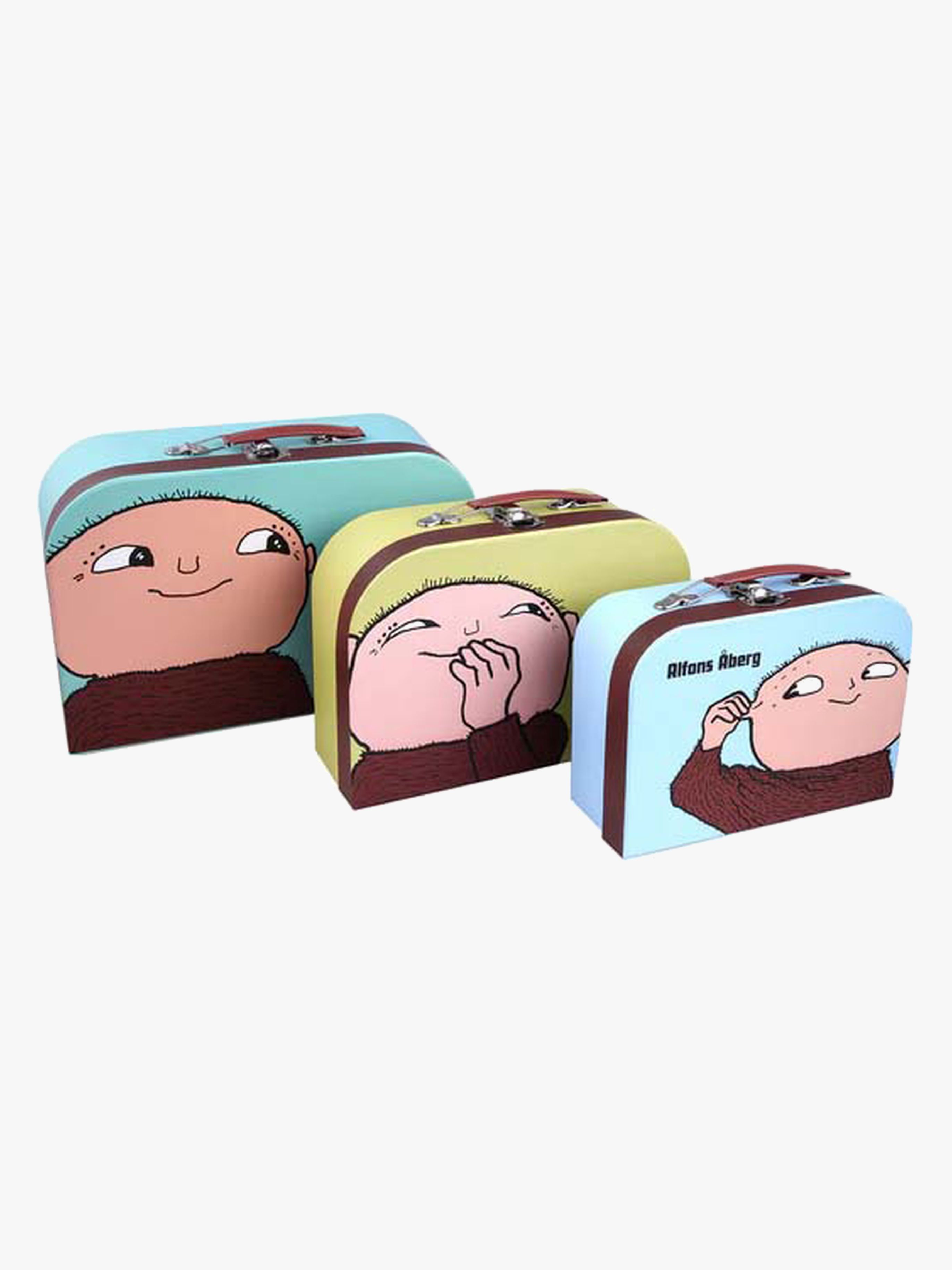 Barbo Toys Willi Wiberg Koffer Set 3er-Pack