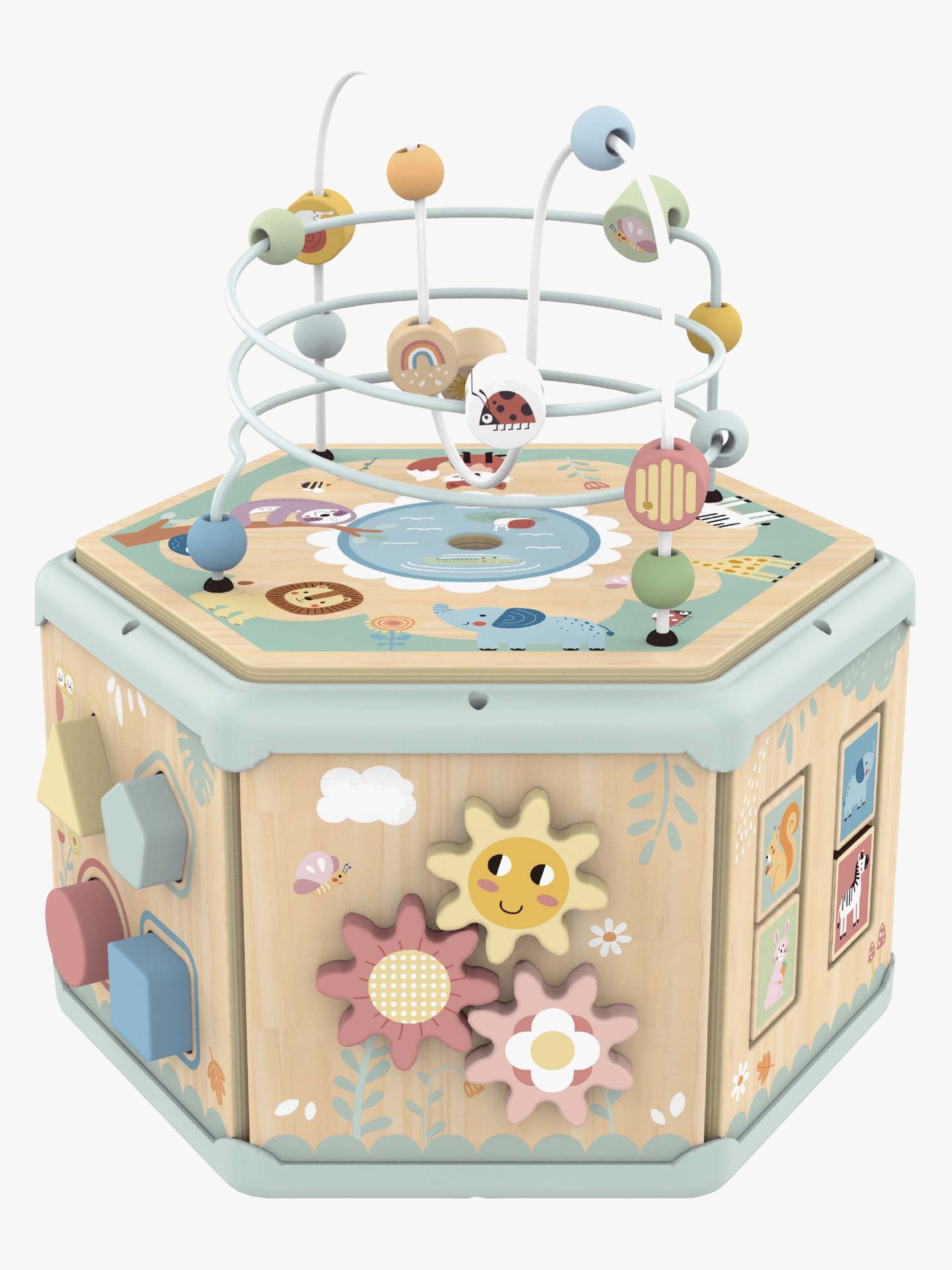 Tooky 7-in-1 Aktivitätswürfel, Babyspielzeug