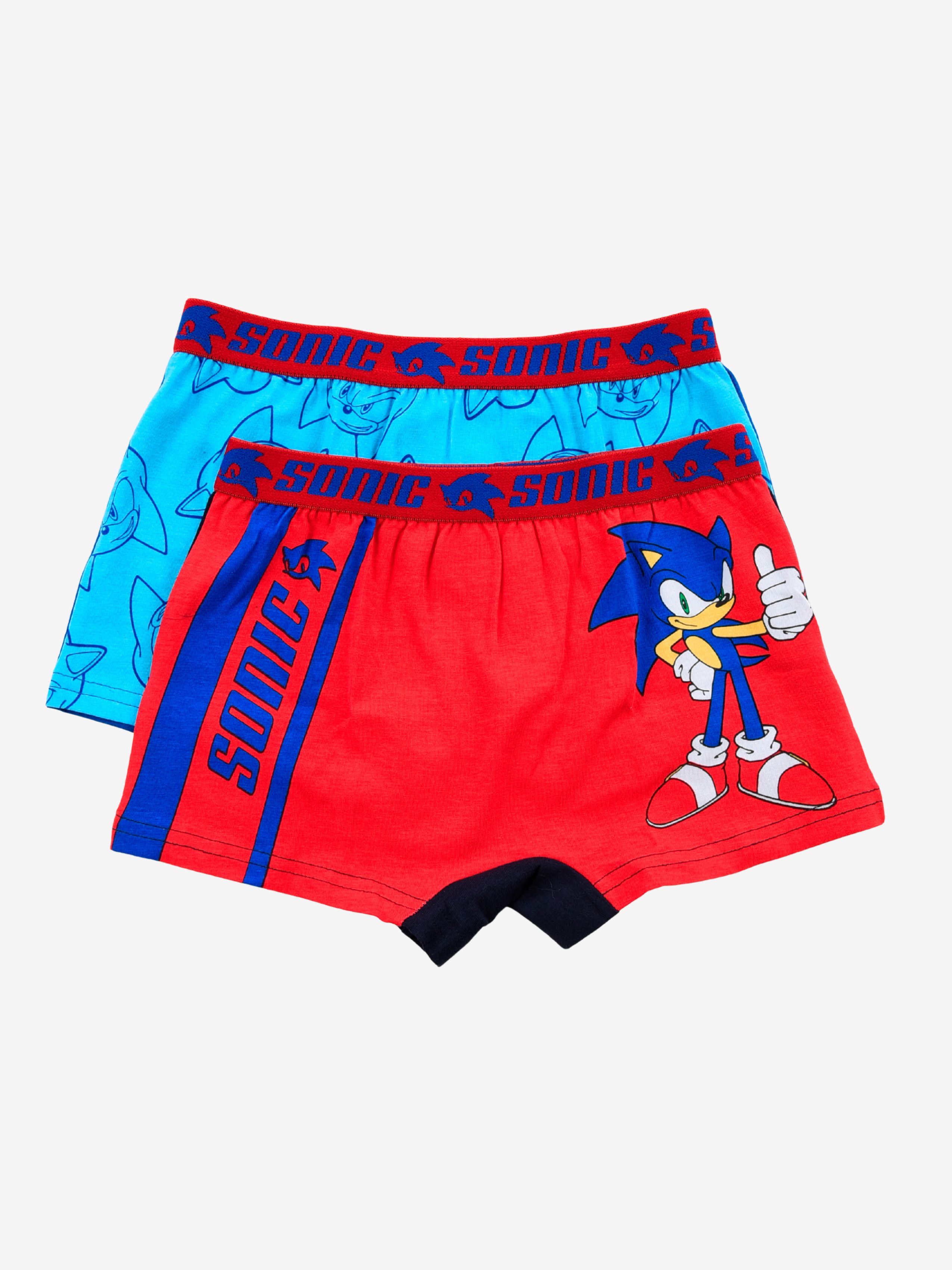 Sonic Boxer Unterhosen 2er-Pack, Mehrfarbig, 116