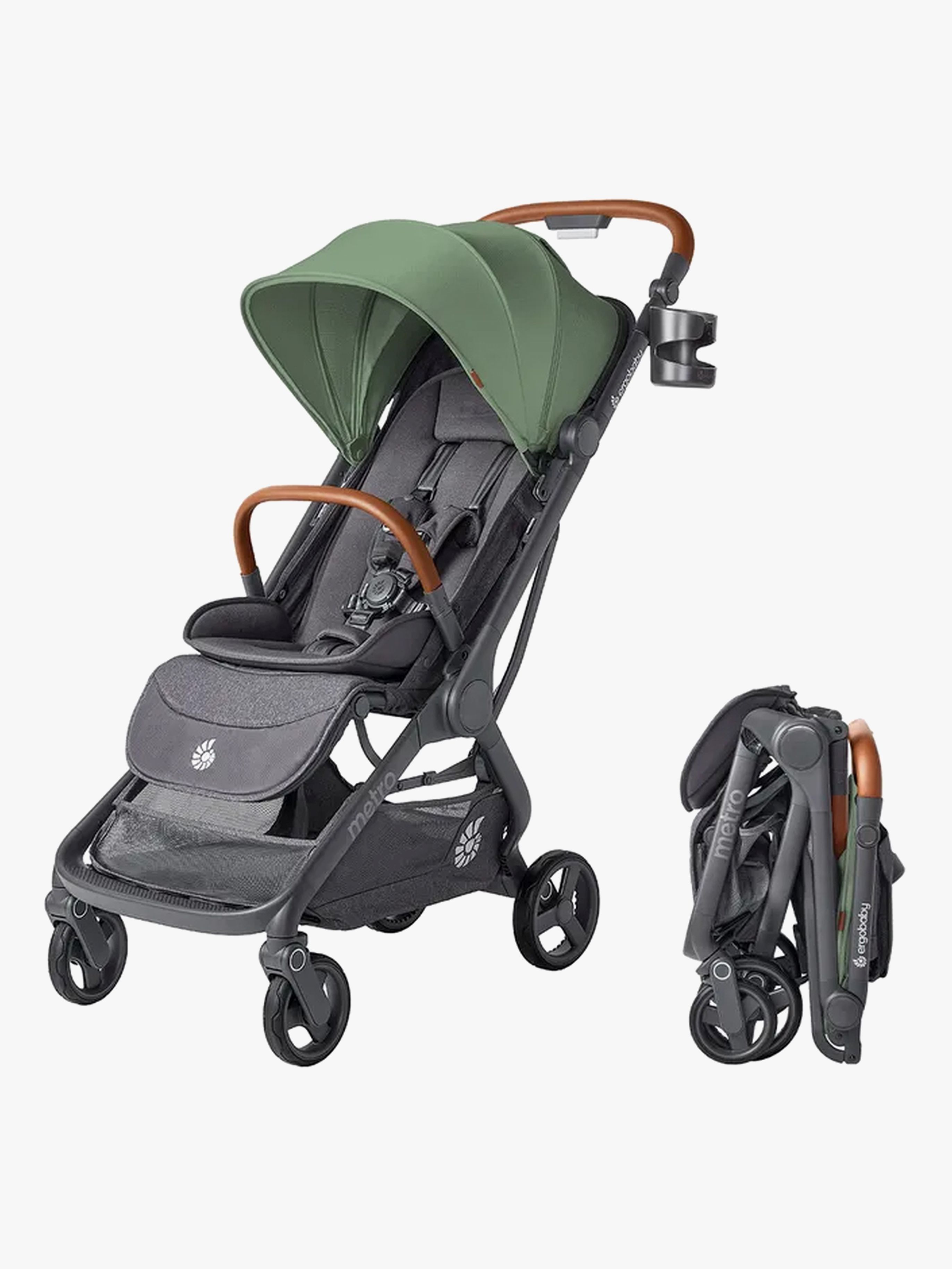 Ergobaby Metro 3 Deluxe Buggy, Willow Green