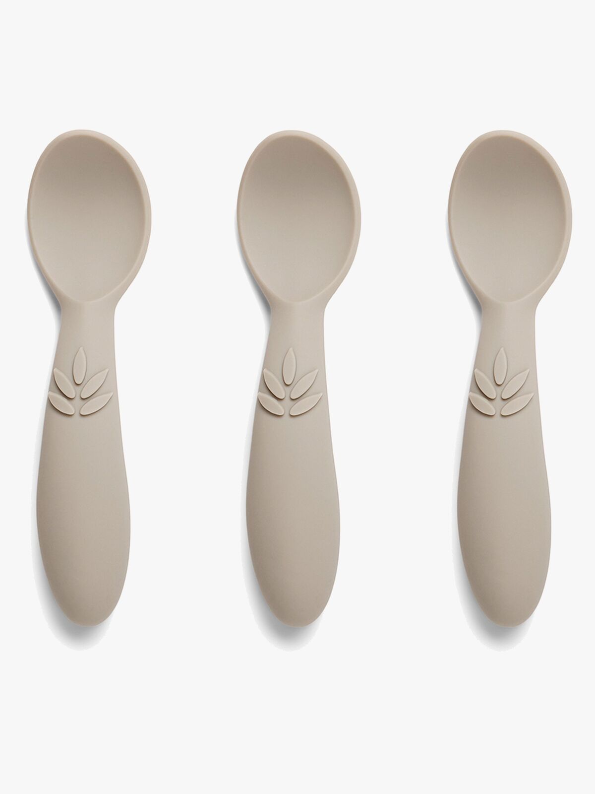 nuuroo Ella Löffel Silikon 3er-Pack, Cobblestone