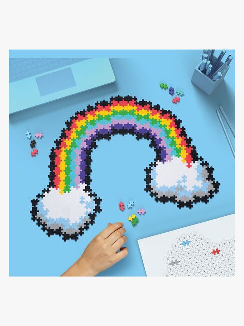 Plus-Plus Puzzle By Number Regenbogen und Einhorn 500 Teile