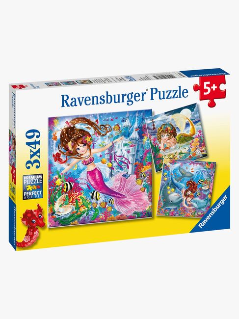 Ravensburger Puzzle Bezaubernde Meerjungfrauen 3x49 Teile