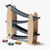 Kids Concept Aiden Kugelbahn mit Autos, Natur/Grau