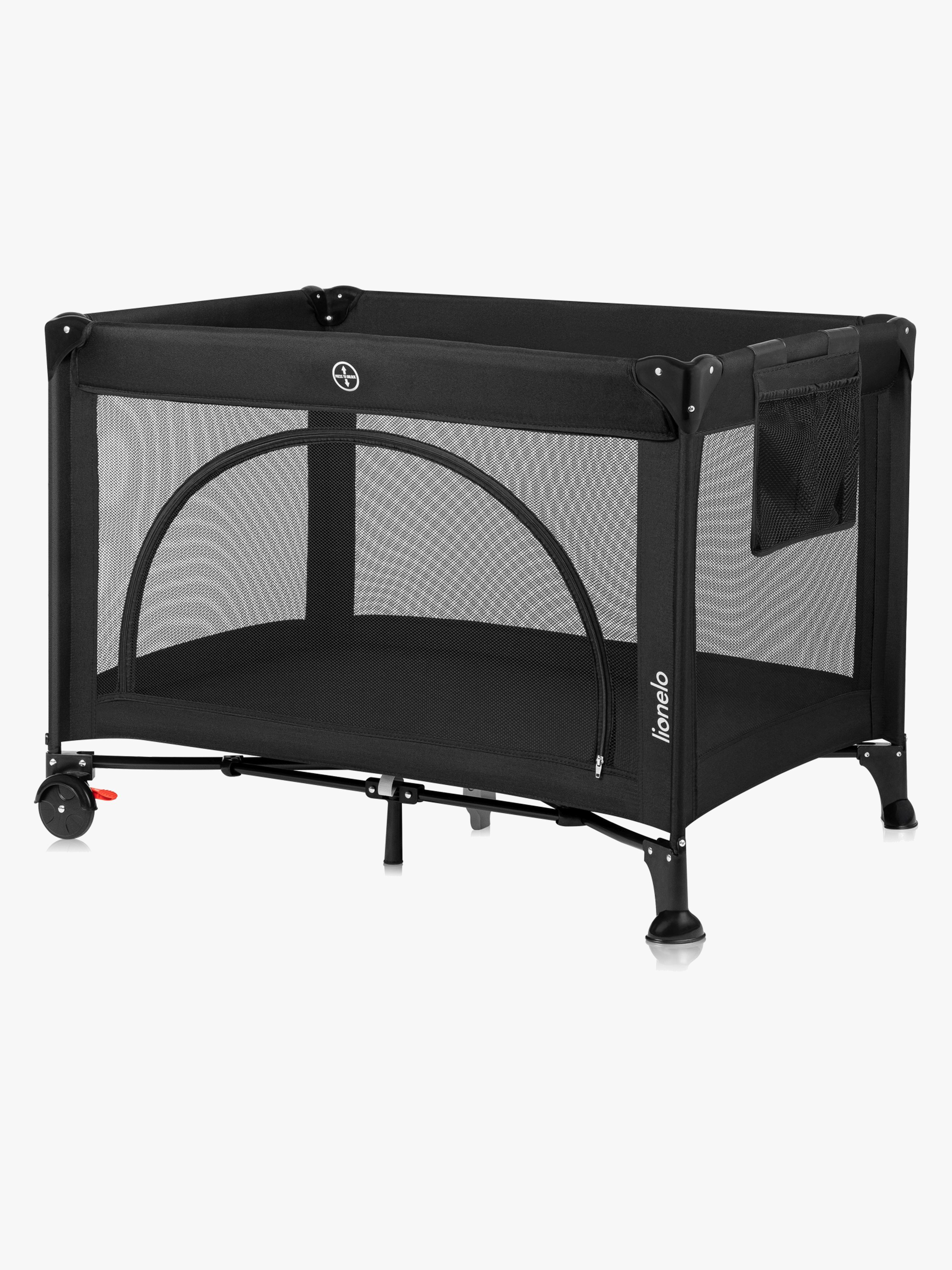 Lionelo LAURA Reisebett, Black Carbon