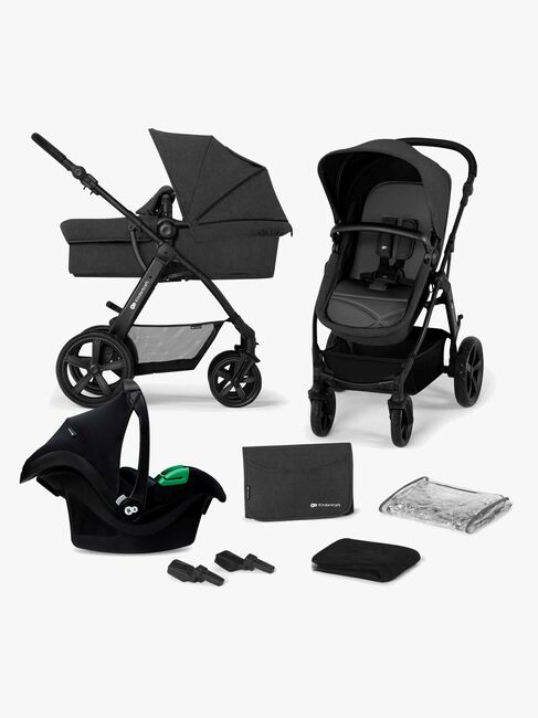 Kinderkraft MOOV CT 3-in-1 Mink Pro Kombikinderwagen, Black