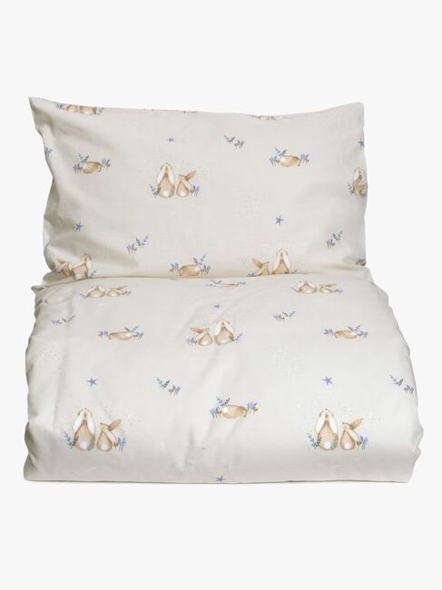 MiniDreams Bettwäsche Babybett 100x130 Bunny, Sand