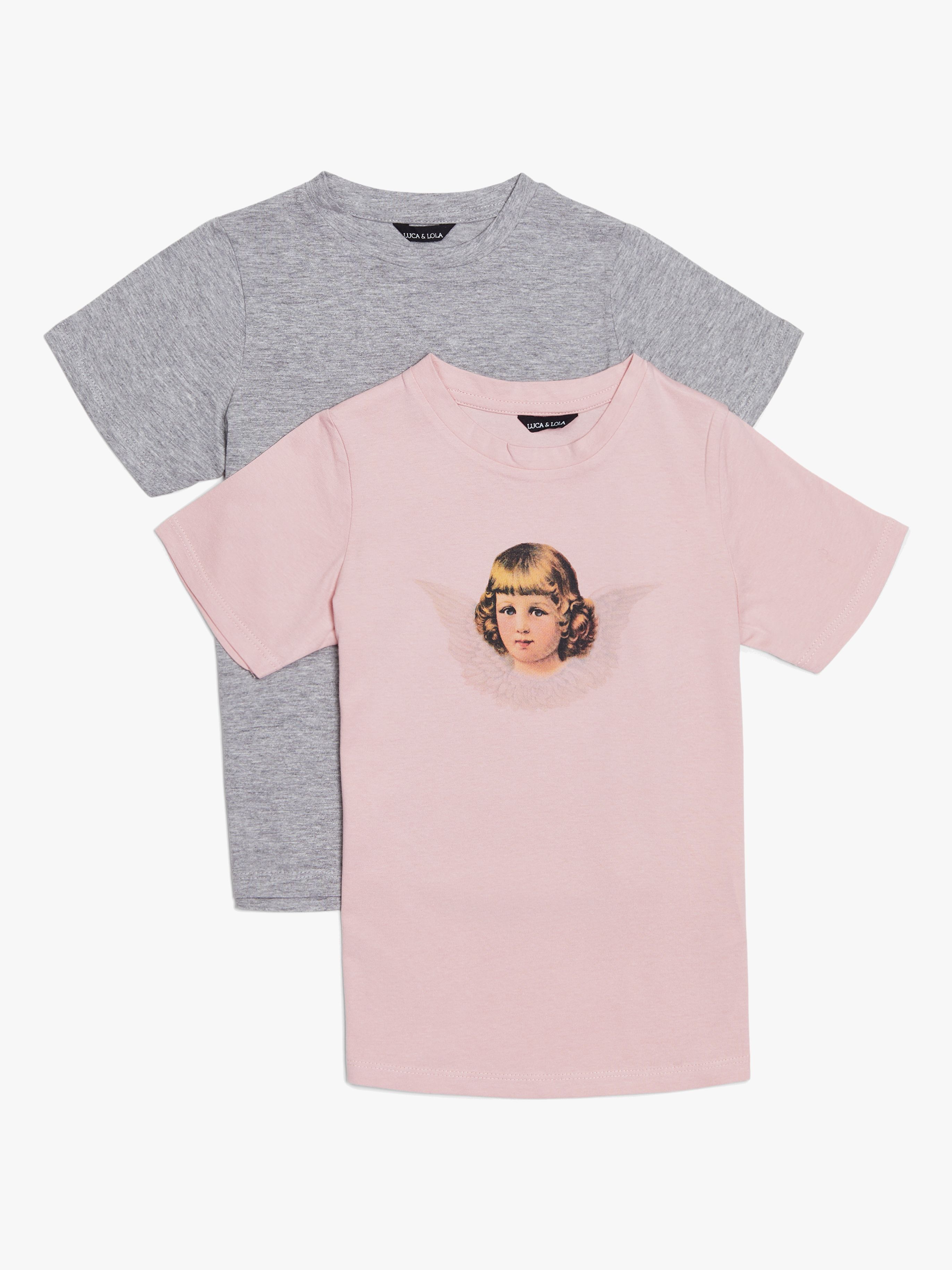 Angel Top 2er-Pack, Pink 146–152