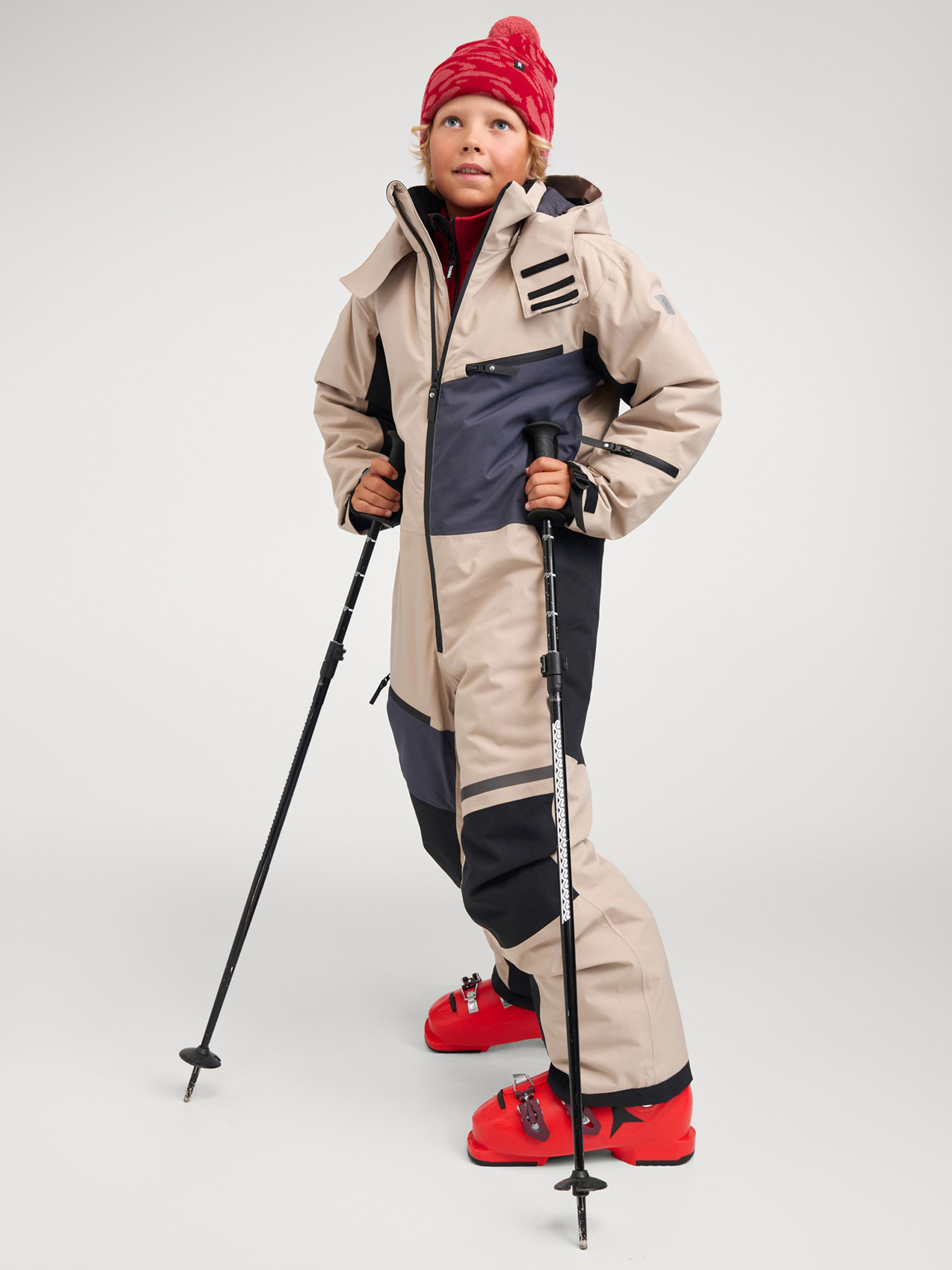 Reima Skaulo Schneeanzug, Earthy Beige, 140
