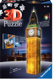 Ravensburger Big Ben Night Edition 3D-Puzzle 216 Teile