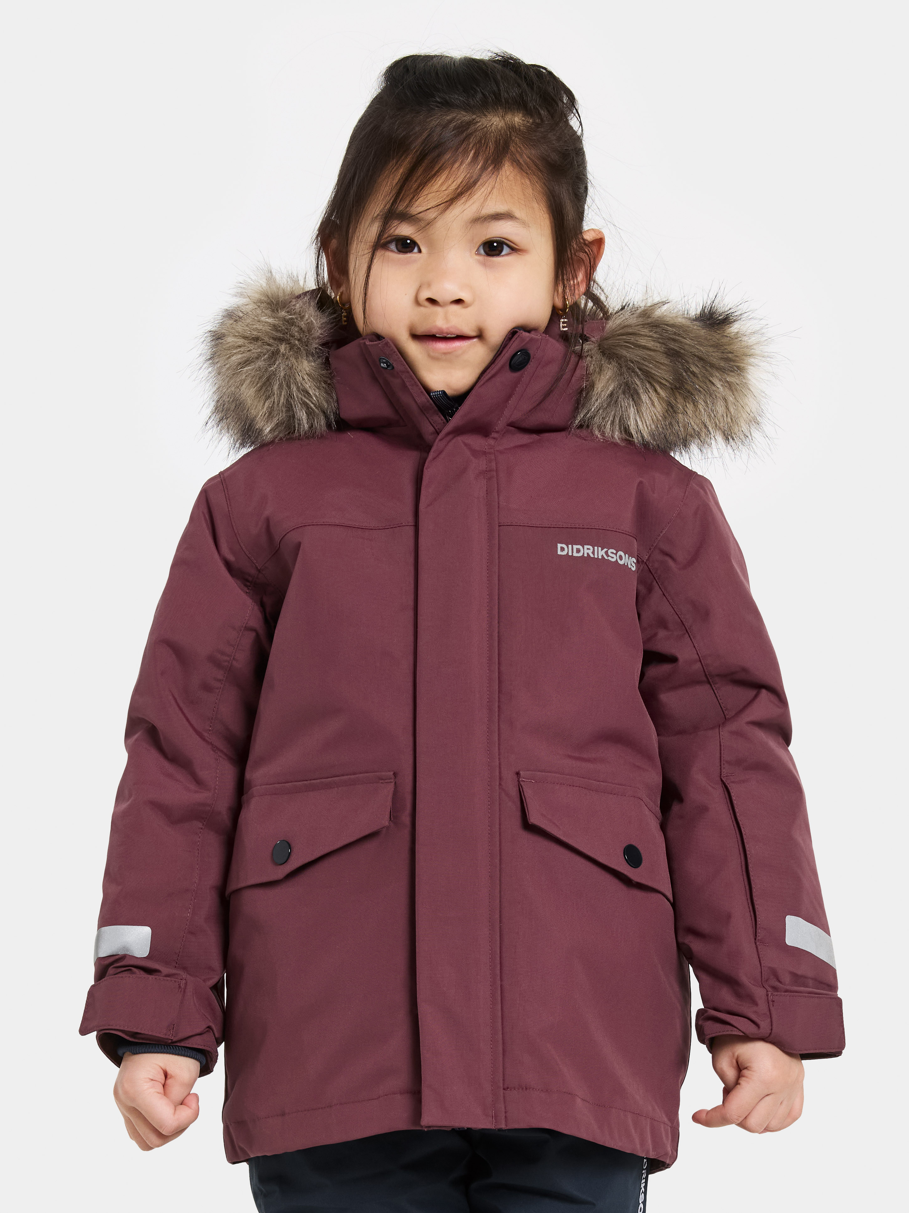 Didriksons Bjärven Winterjacke, Anemon Red, 120