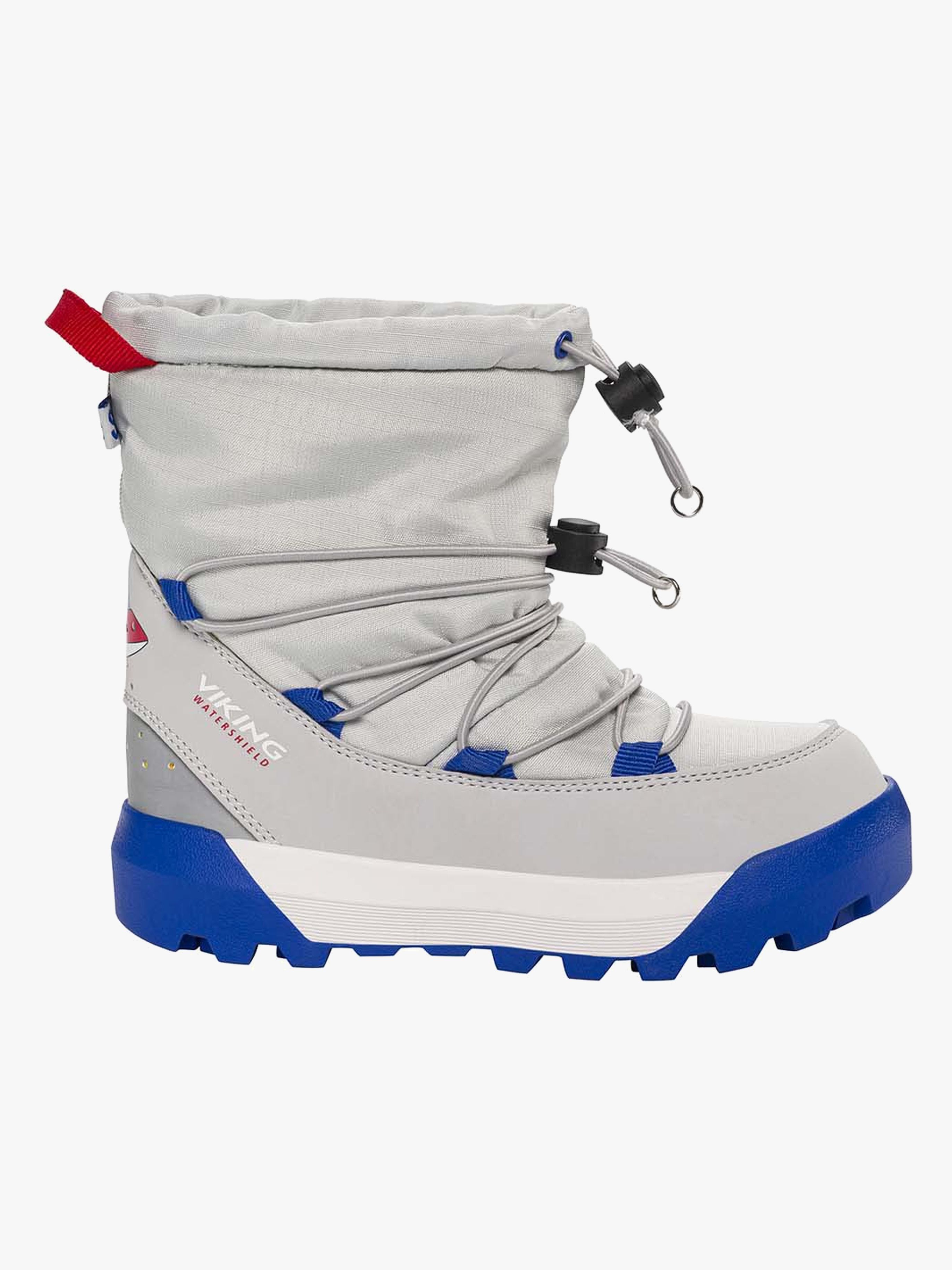 Viking Spaceship SC WP Winterstiefel, Light Grey/Royal Blue, 22