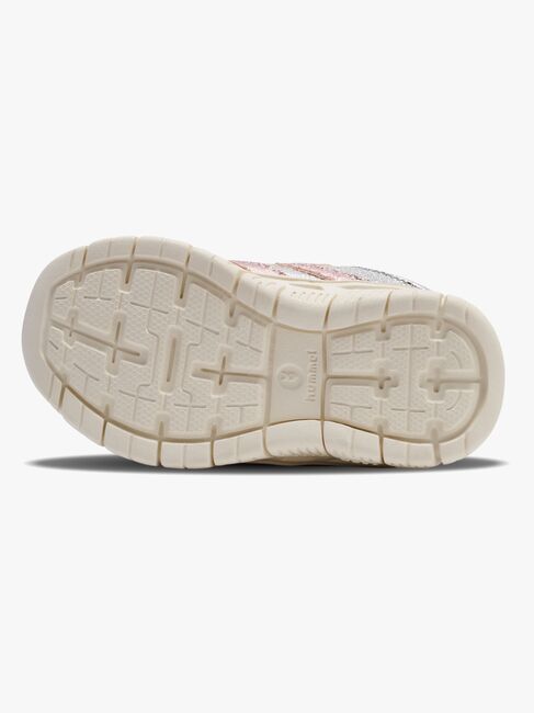 Hummel Crosslite Glitter Infant Sneaker, Silver