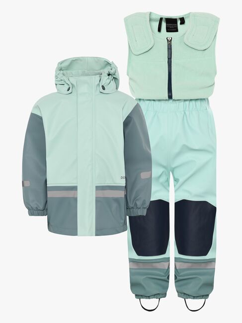 Didriksons Boardman Gefüttertes Regenset, Ocean Mint