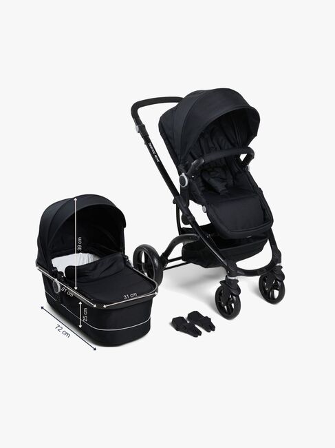Beemoo Move Duo Kombikinderwagen, Black