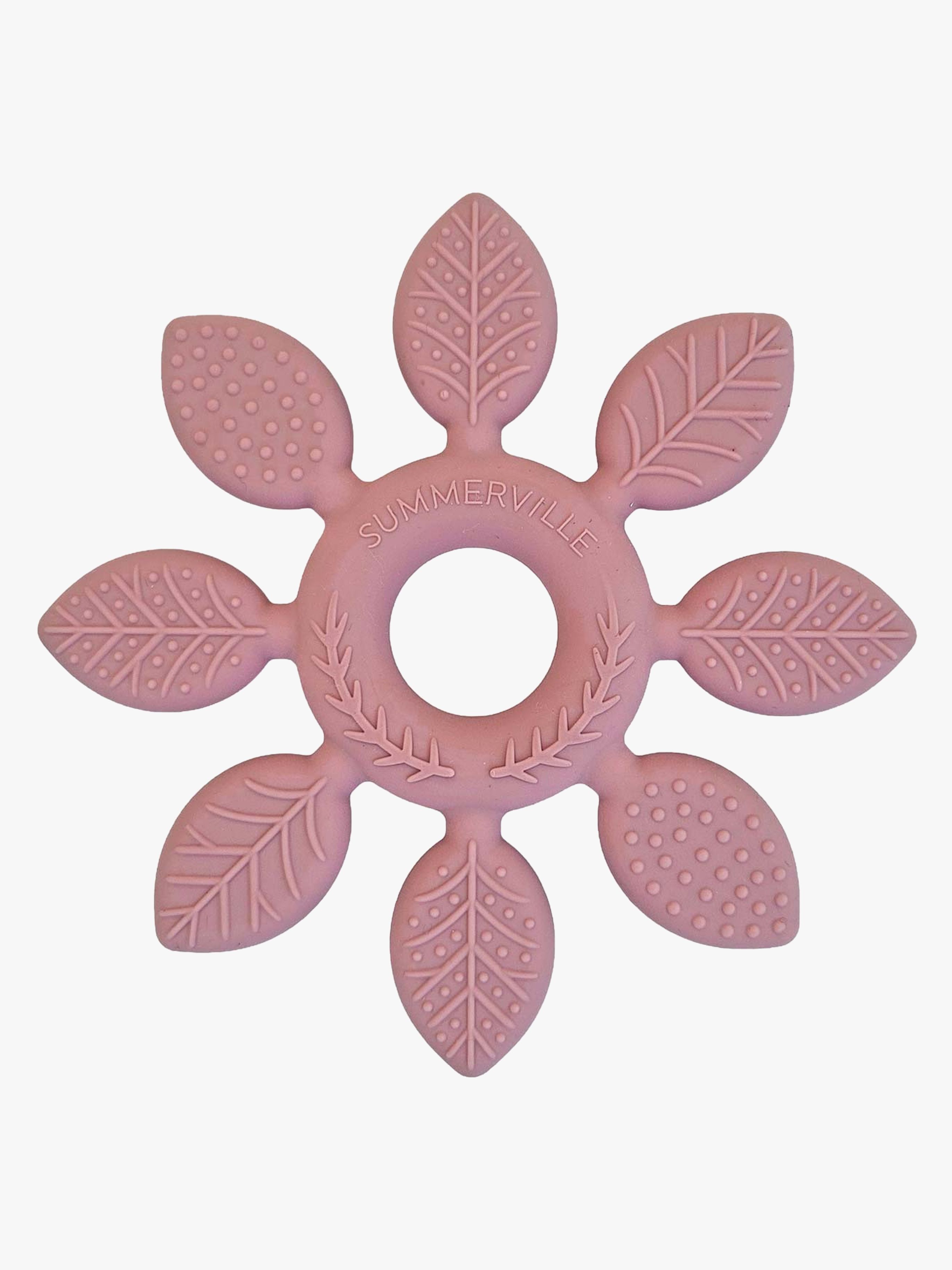 Summerville Beißringe Blatt, Blush Pink, Beißspielzeug