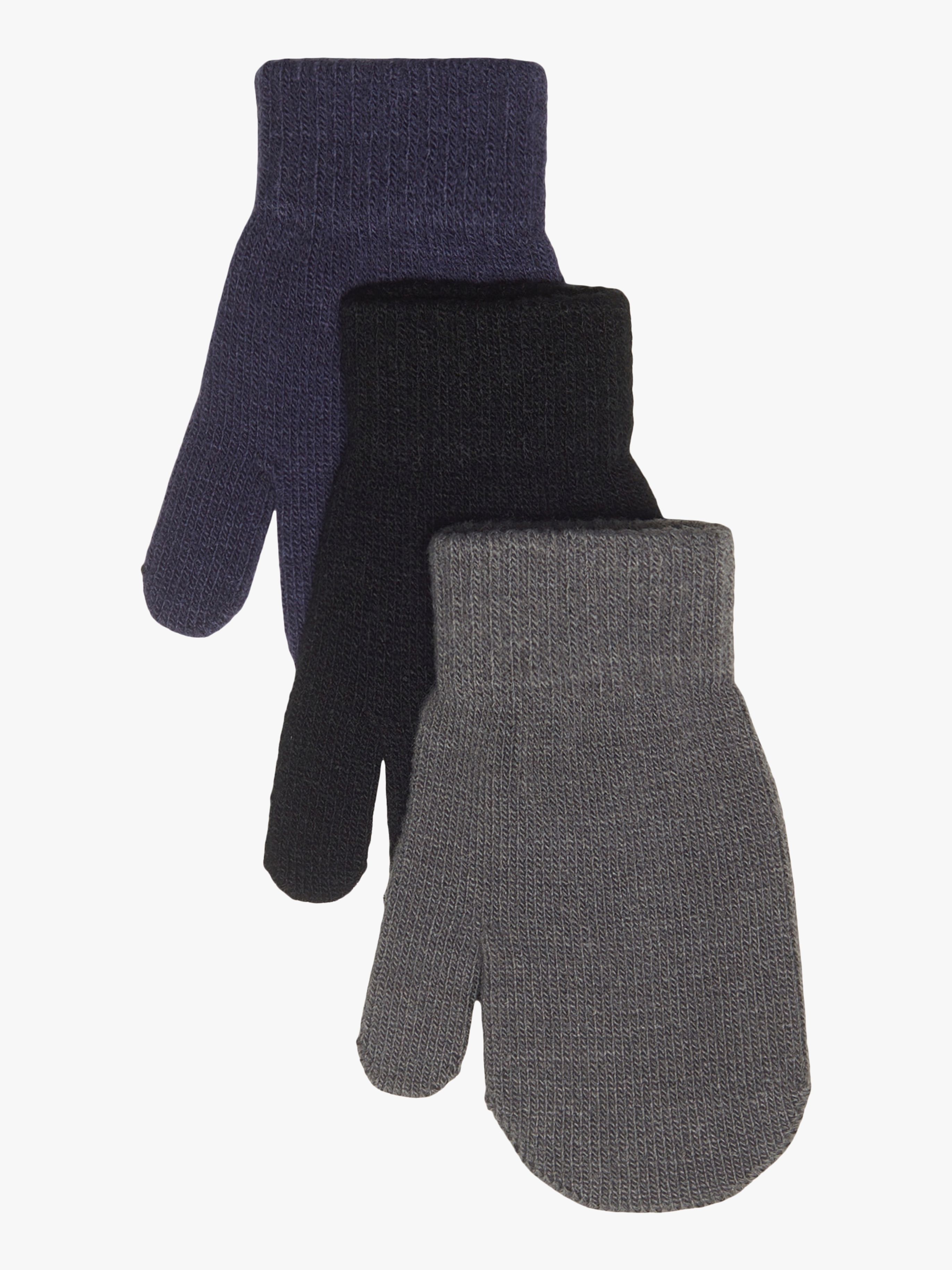 Nordbjørn Lillefjord Fausthandschuhe 3er-Pack, Black / Quiet Shade / Eclipse, Einheitsgröße