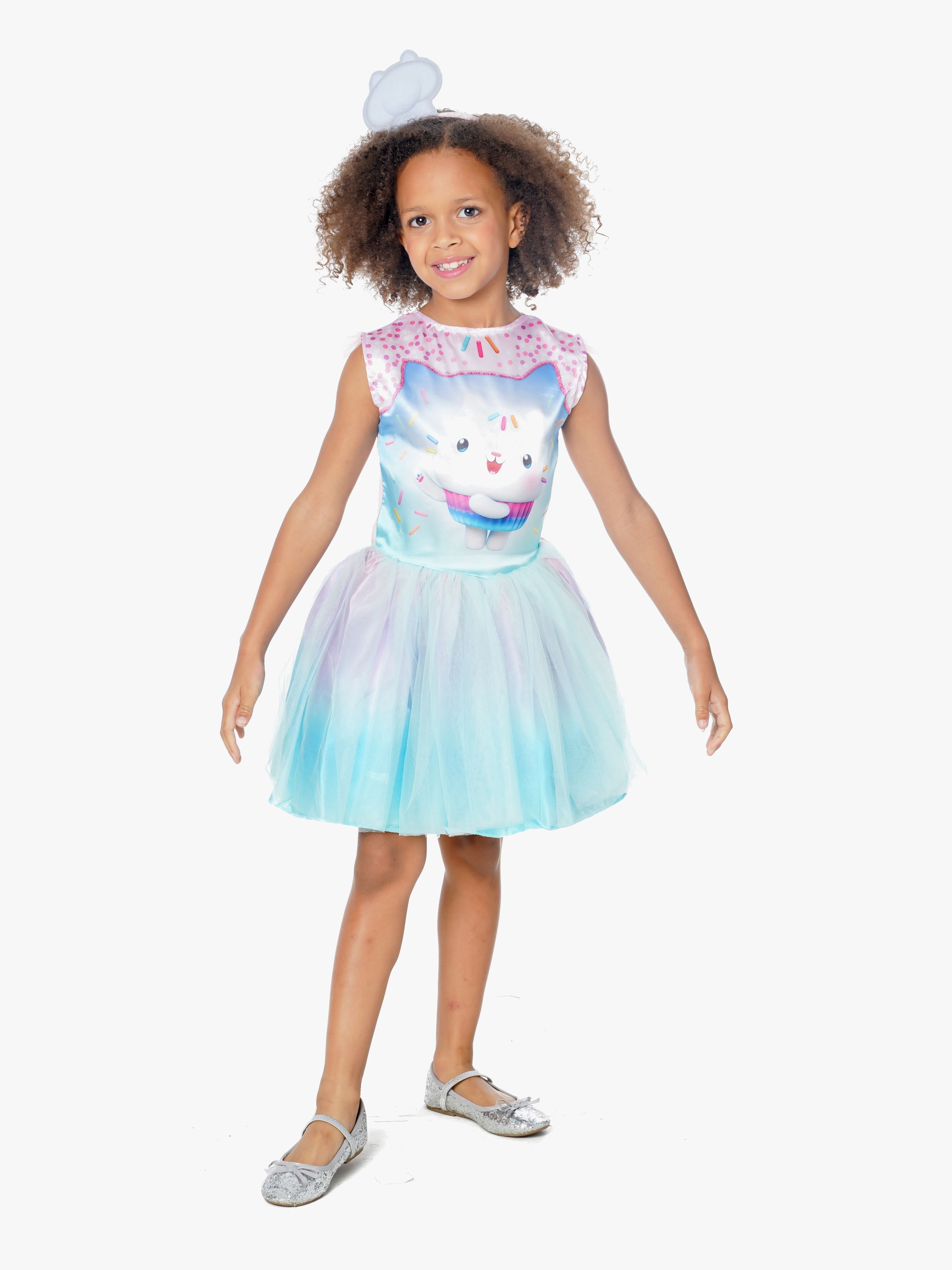 Gabby's Dollhouse Deluxe Cakey Cat Kostüm mit Haarband