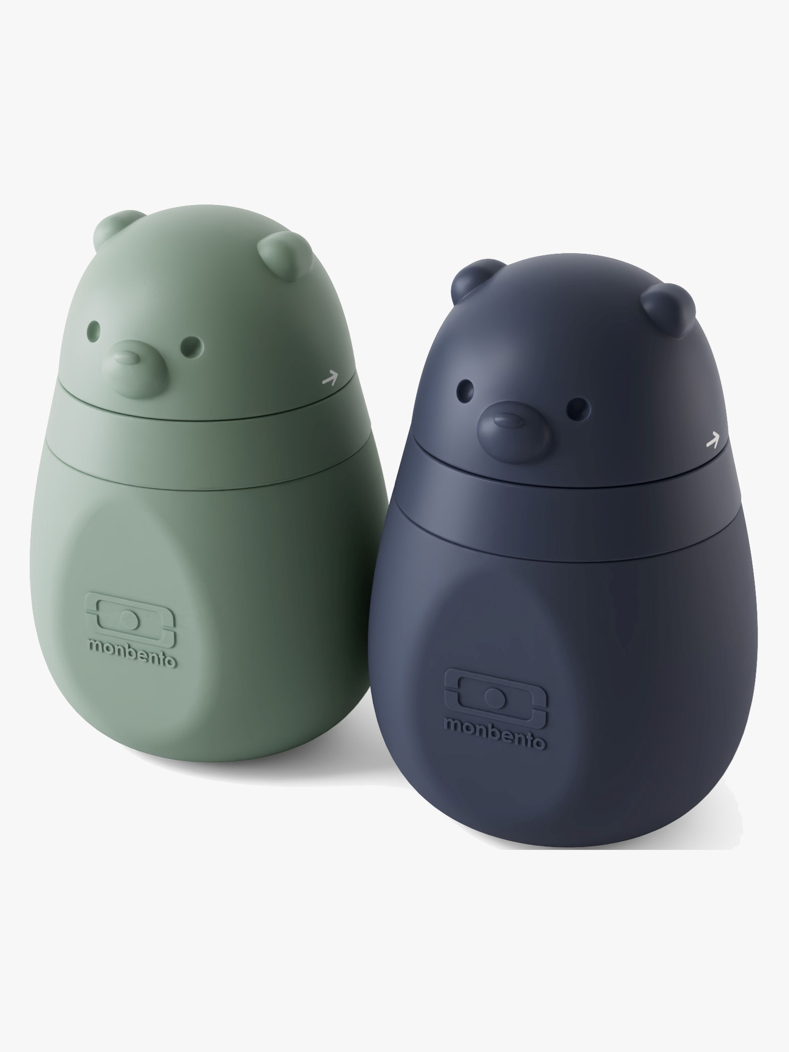 Yummy Quetschbeutel 2er-Pack, Natural Blue / Green