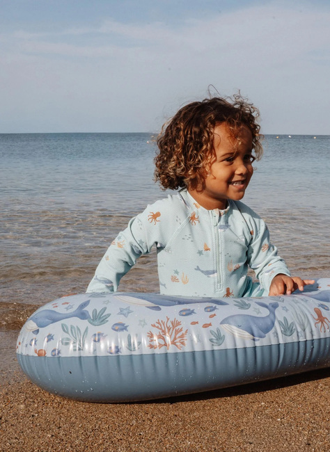 Little Dutch Schwimmmatratze Ocean World Boot, Blue