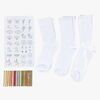 Creativ Company Bastelset Stickerei Socken