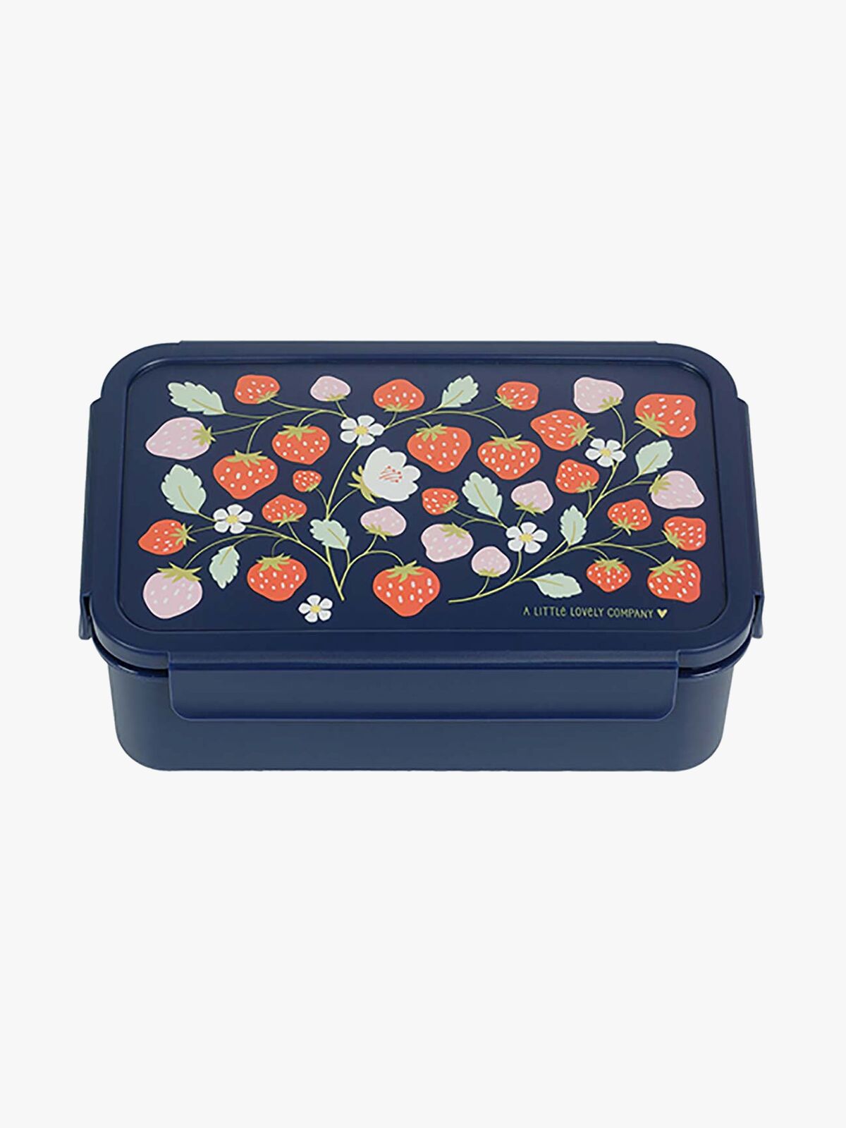A Little Lovely Company Bento Lunchbox, Erdbeere