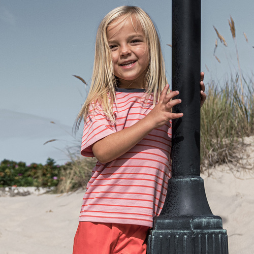 Didriksons Mynta T-Shirt, Le Rand Multi Rouge