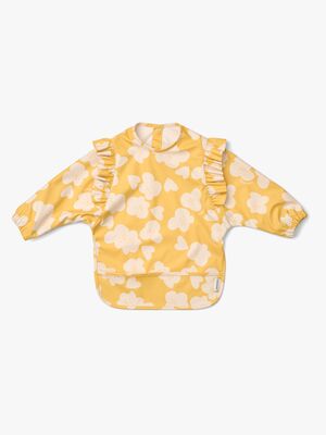 LIEWOOD Merle Rüsche Cape Lätzchen mit Print, White/Yellow