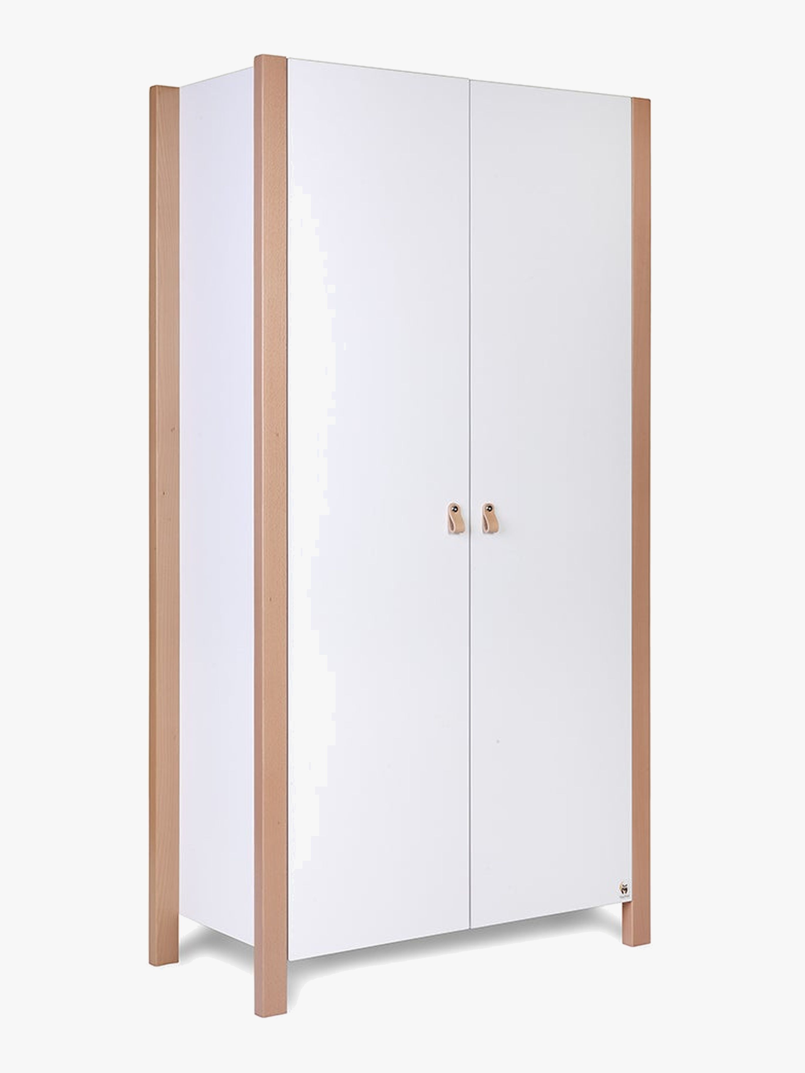 Étude Kinderkleiderschrank, Weiß / Buche, Kinderzimmerschrank, Kinderzimmer